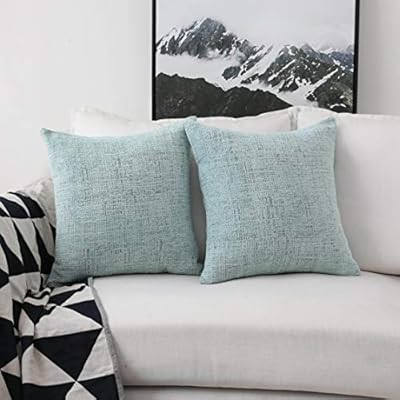 Home Brilliant Decorative Pillow Covers for Couch Throw Pillow Covers Sofa Bench, 2 Packs, 18x18 ... | Amazon (US)