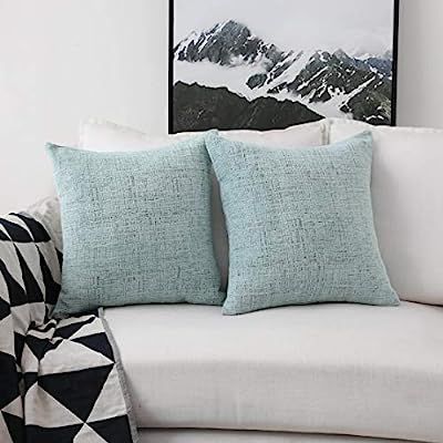Home Brilliant Decorative Pillow Covers for Couch Throw Pillow Covers Sofa Bench, 2 Packs, 18x18 ... | Amazon (US)