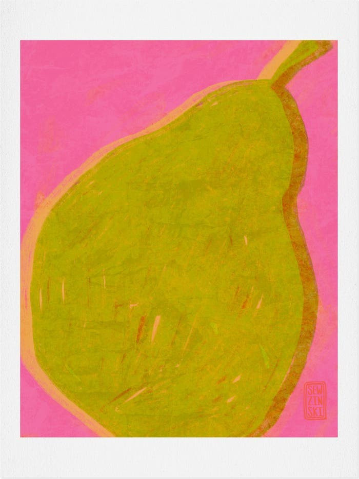 Modern Pear Unframed Wall Art | Nordstrom | Nordstrom