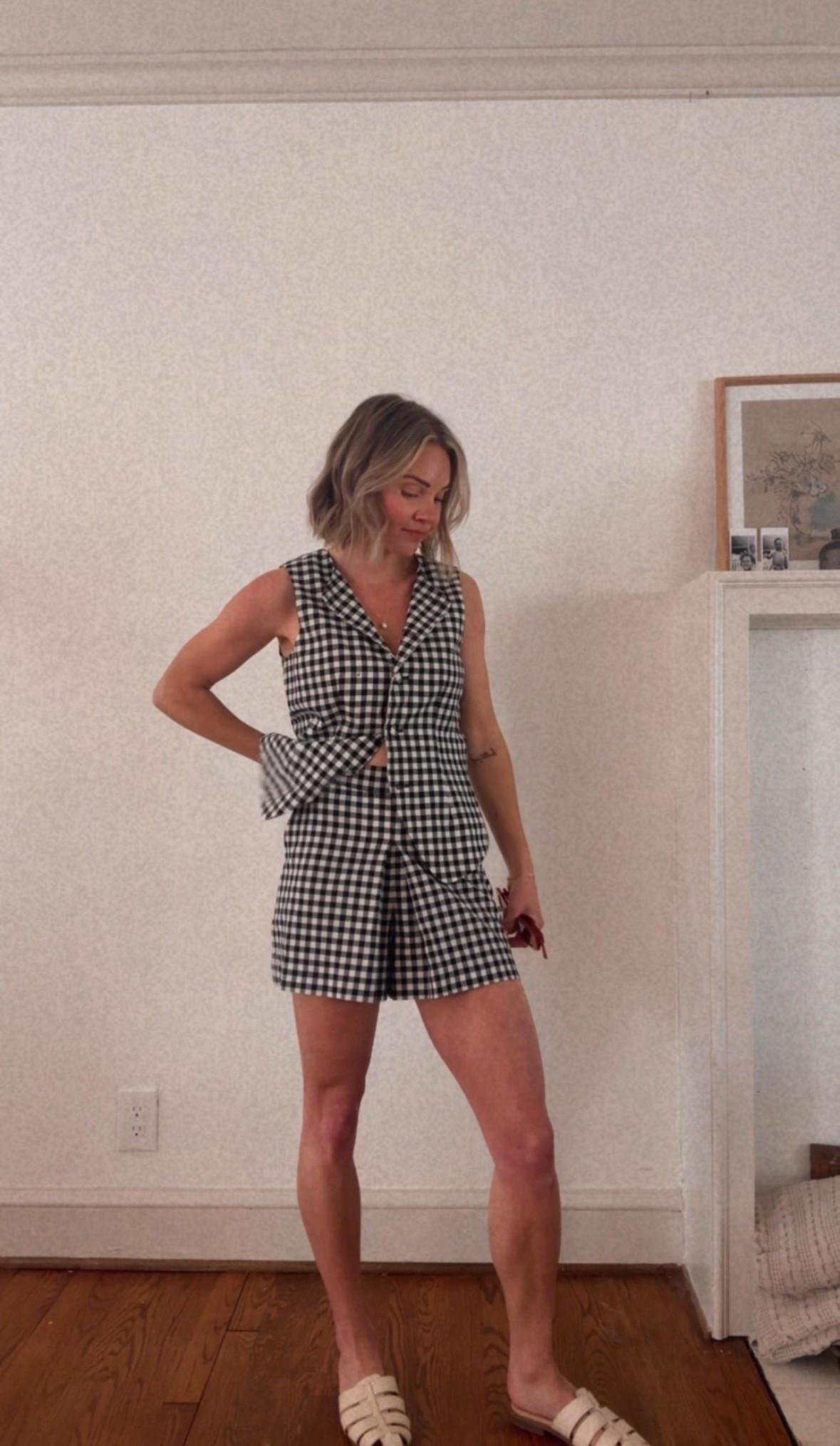 Matching gingham, GORG.

#LTKSeasonal #LTKFindsUnder100