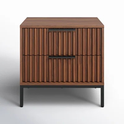 Burgess 2 - Drawer Nightstand | Wayfair North America