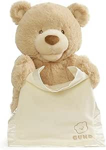 GUND Peek-A-Boo Teddy Bear Plush, Animated Stuffed Animal for Babies and Newborns, 11.5" | Amazon (US)