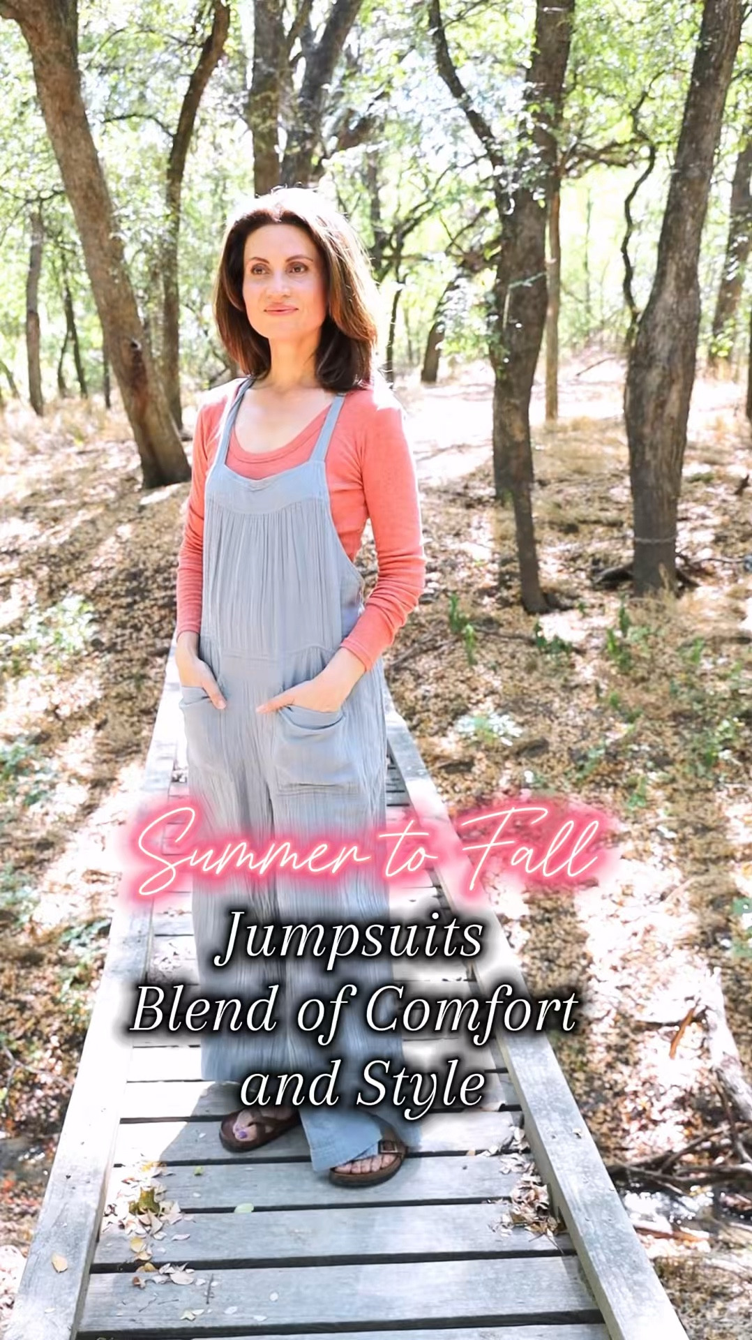 Love these versatile jumpsuits perfect for transitioning from summer to fall. I love how they blend comfort and style. I wear them when crafting,  cooking and relaxing at home. Whether you're lounging or getting creative, these jumpsuits are your new go-to! #naturallife #jumpsuits #crafting #cooking #relaxing #ootd #salealert #ltkfinds 

#LTKSaleAlert #LTKOver40 #LTKFallSale