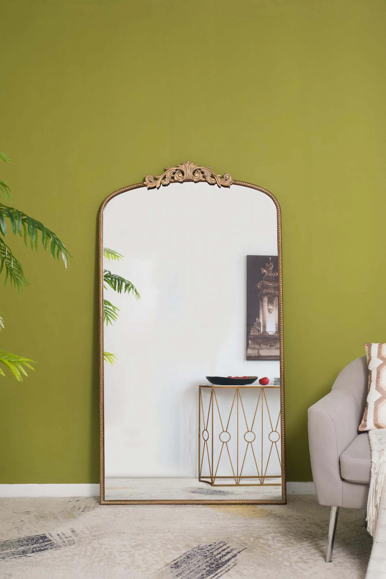 Rosdorf Park Joviana Rectangle Metal Floor Mirror & Reviews | Wayfair | Wayfair North America