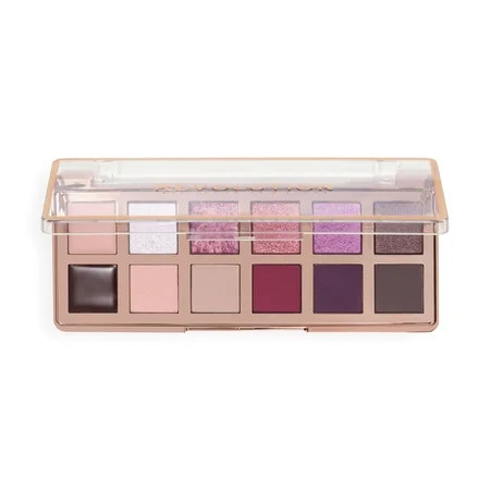 Revolution Cherry Icon Eyeshadow Palette, Highly Pigmented, Rich Berry, 12-Shade Palette | Walmart (US)