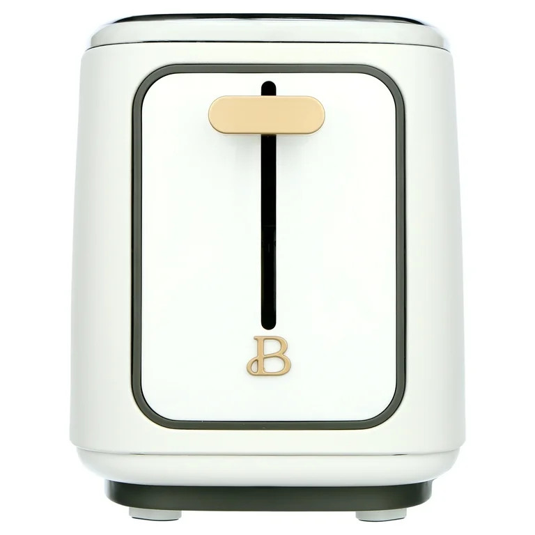 Beautiful 2 Slice Toaster with Touch-Activated Display, White Icing by Drew Barrymore | Walmart (US)