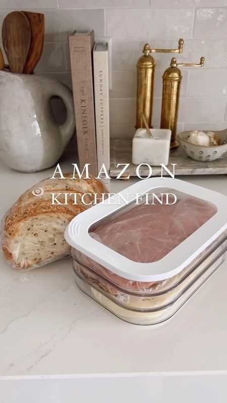 Amazon Kitchen Find ✨ This lunch meat storage container will help keep your refrigerator organized. 
Fridge organization, kitchen gadget, meat box

#LTKVideo #LTKfindsunder50 #LTKhome