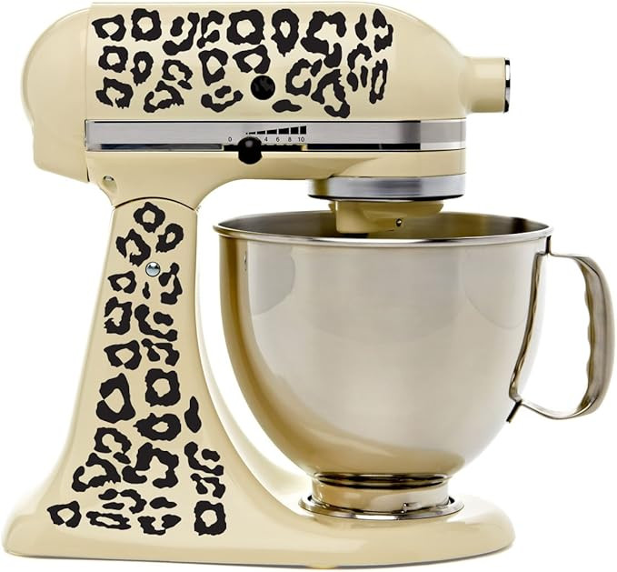 Leopard Print Kitchenaid Mixer Mixing Machine Decal Art Wrap | Amazon (US)