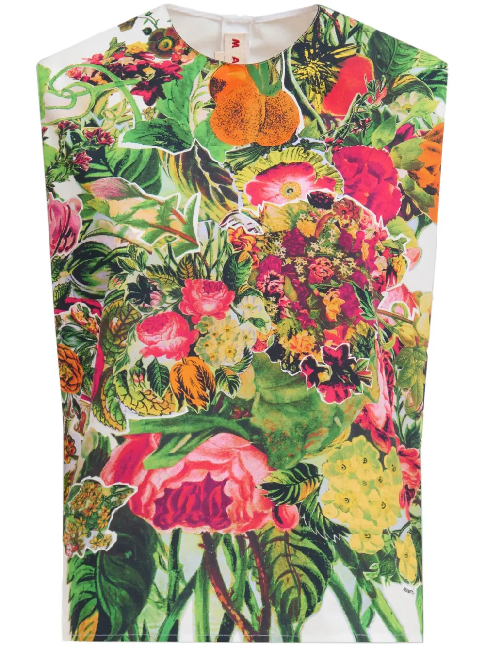 floral-print cotton vest | Farfetch Global
