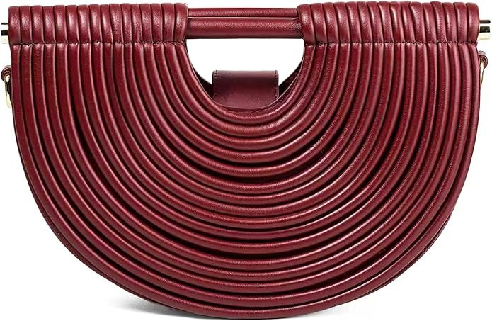 Handwoven Bread Women's Evening Clutch Top Handle Bag Shoulder Crossbody Creative Noodle Purses S... | Amazon (US)
