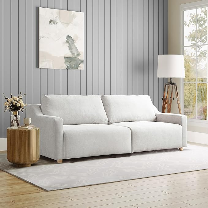 Serta Glendale Convertible Sofa Sofabed, Cream | Amazon (US)