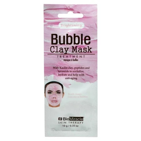 Clay Mask - Facial Skin Care Products Pink Bubble Clay Masks 10g - 5 pack | Walmart (US)