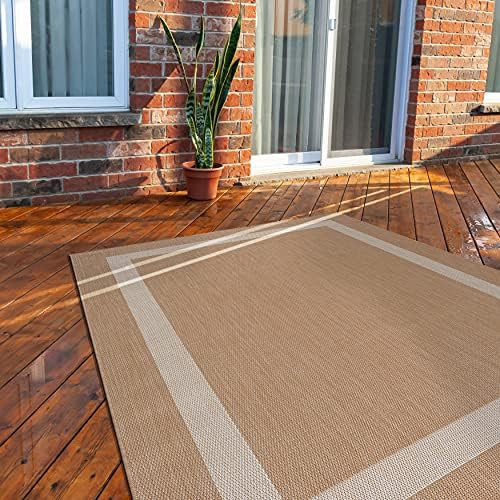 CAMILSON Outdoor Rug - Modern Area Rugs for Indoor and Outdoor patios, Kitchen and Hallway mats - Wa | Amazon (US)