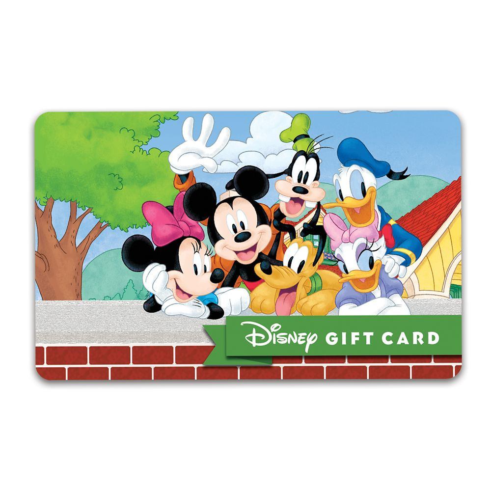 Mickey Mouse and Friends Snapshot Disney Gift Card | Disney Store