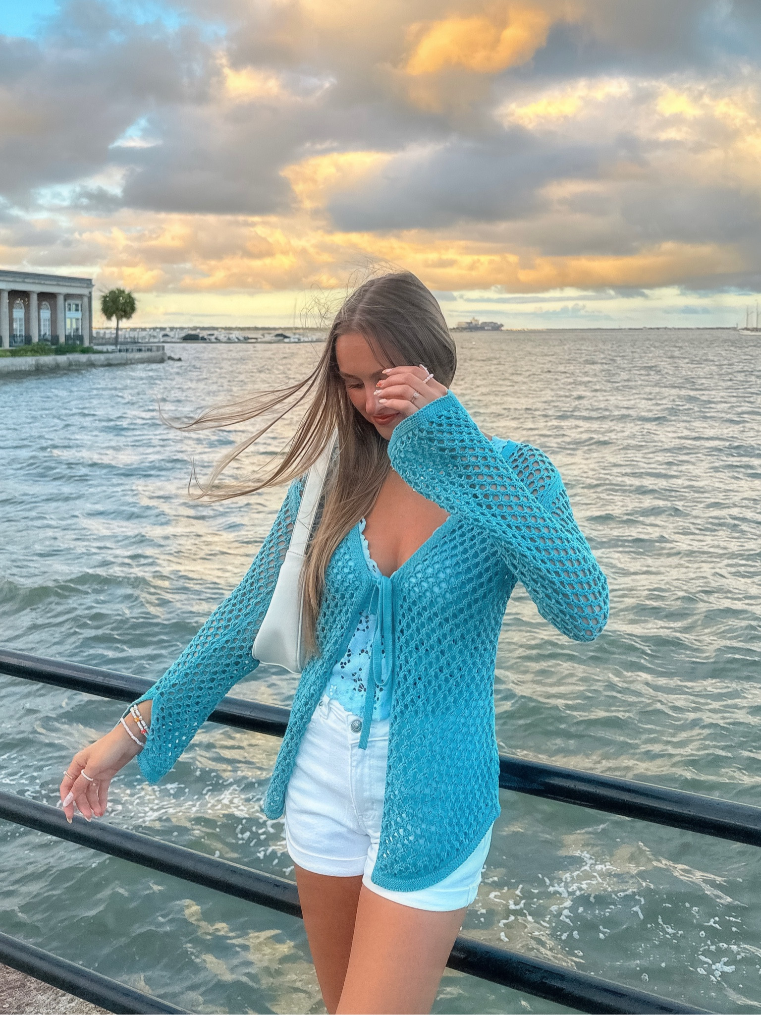 summer night outfit 🌊🩵🌅