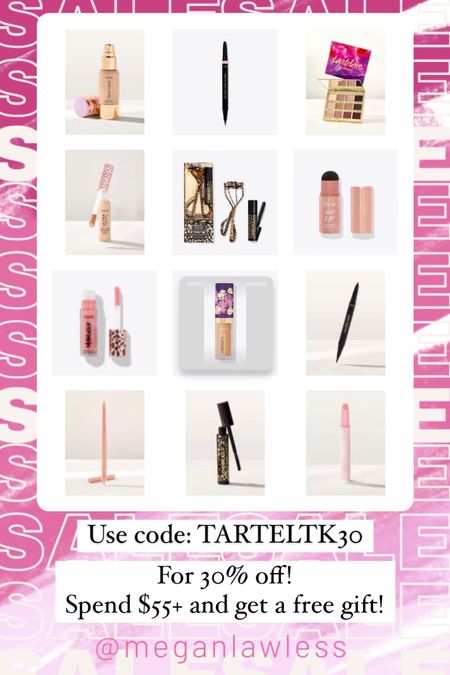 Tarte / Tarte beauty / makeup sale / Tarte sale / LTK sale / concealer sale / dark circles / plumping lip gloss 
Use code: TARTELTK30 for 30% off and spend $55+ and get a free gift! 

#LTKbeauty #LTKSale #LTKsalealert