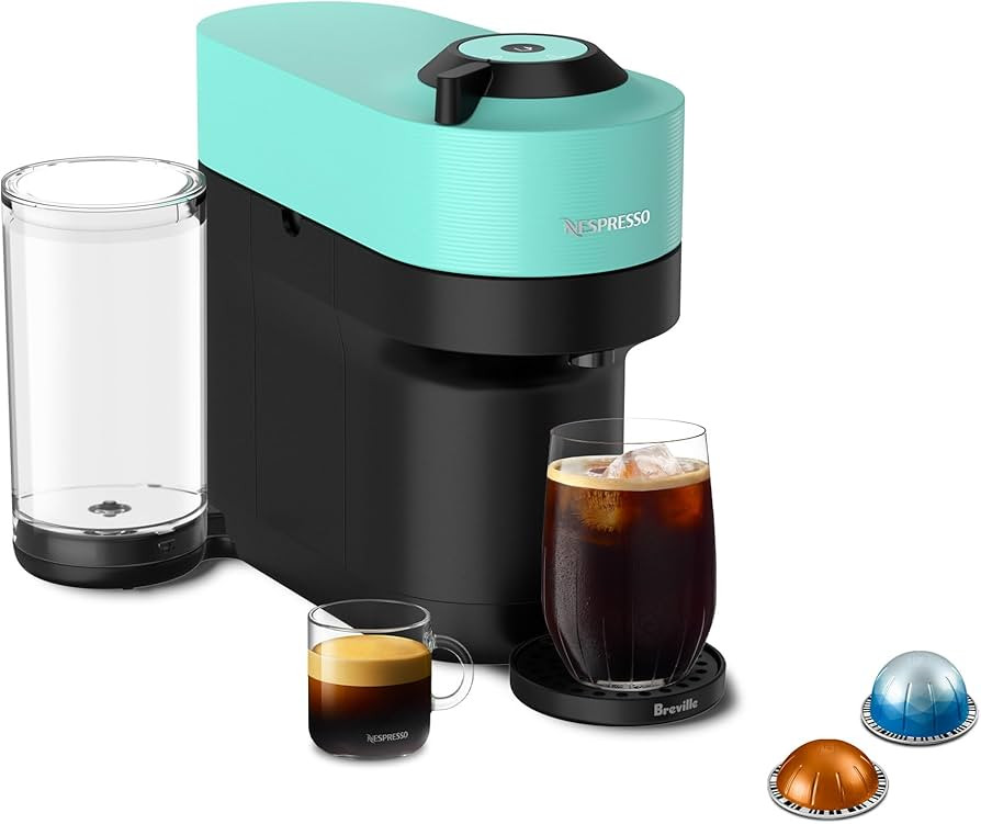 Nespresso Vertuo Pop+ Coffee and Espresso Maker by Breville, Aqua Mint | Amazon (US)