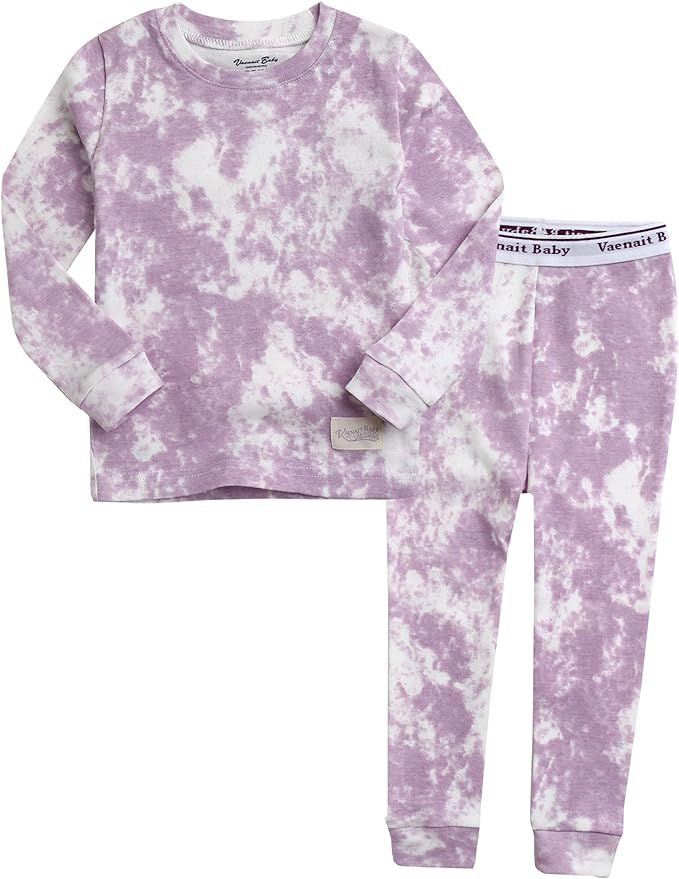 VAENAIT BABY 12M-12 Toddler Kids Boys Girls 100% Cotton Marbling Snug Fit Sleepwear Pajamas 2pcs ... | Amazon (US)