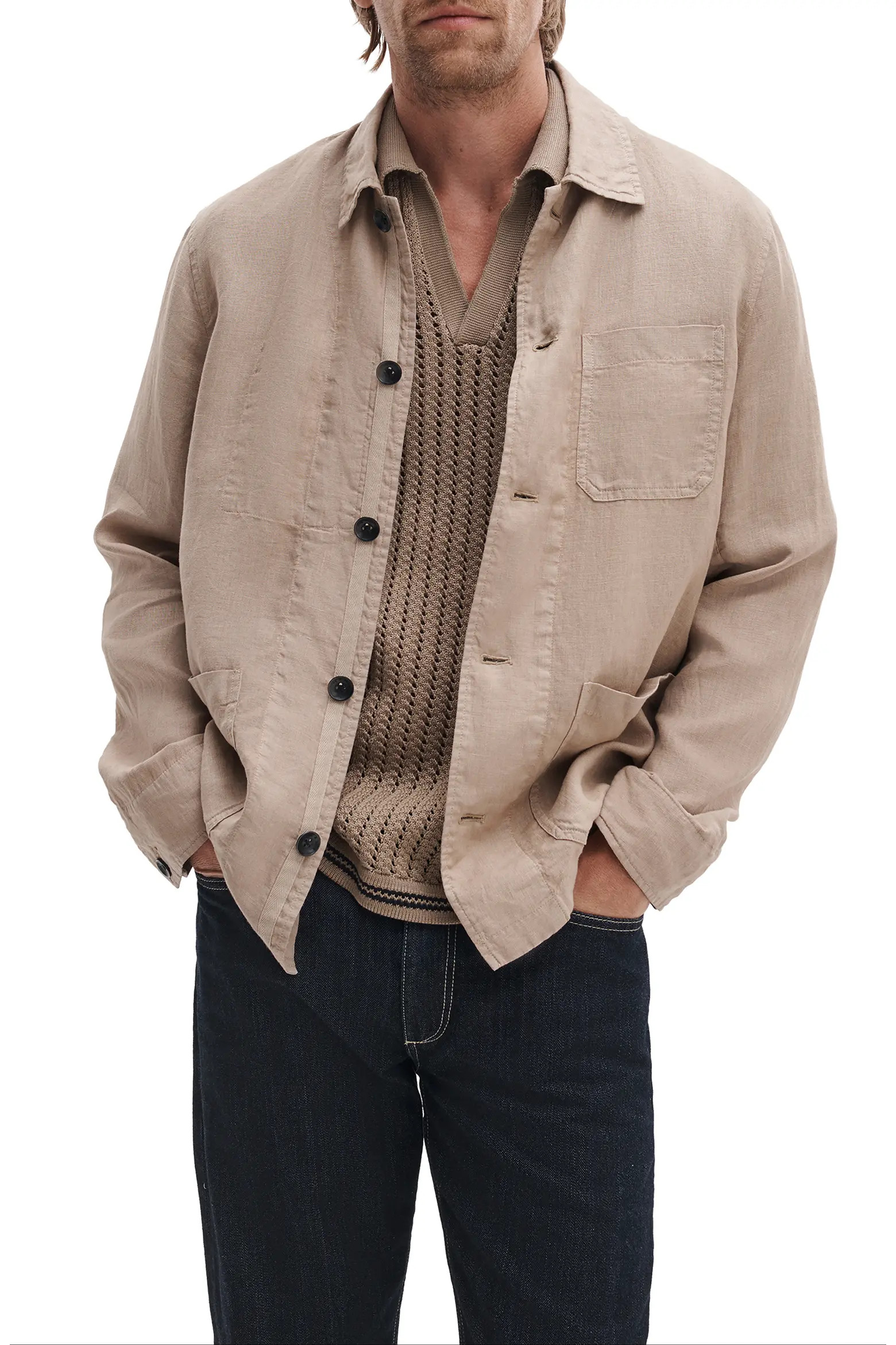 Evan Linen Chore Jacket (Men) | Nordstrom | Nordstrom