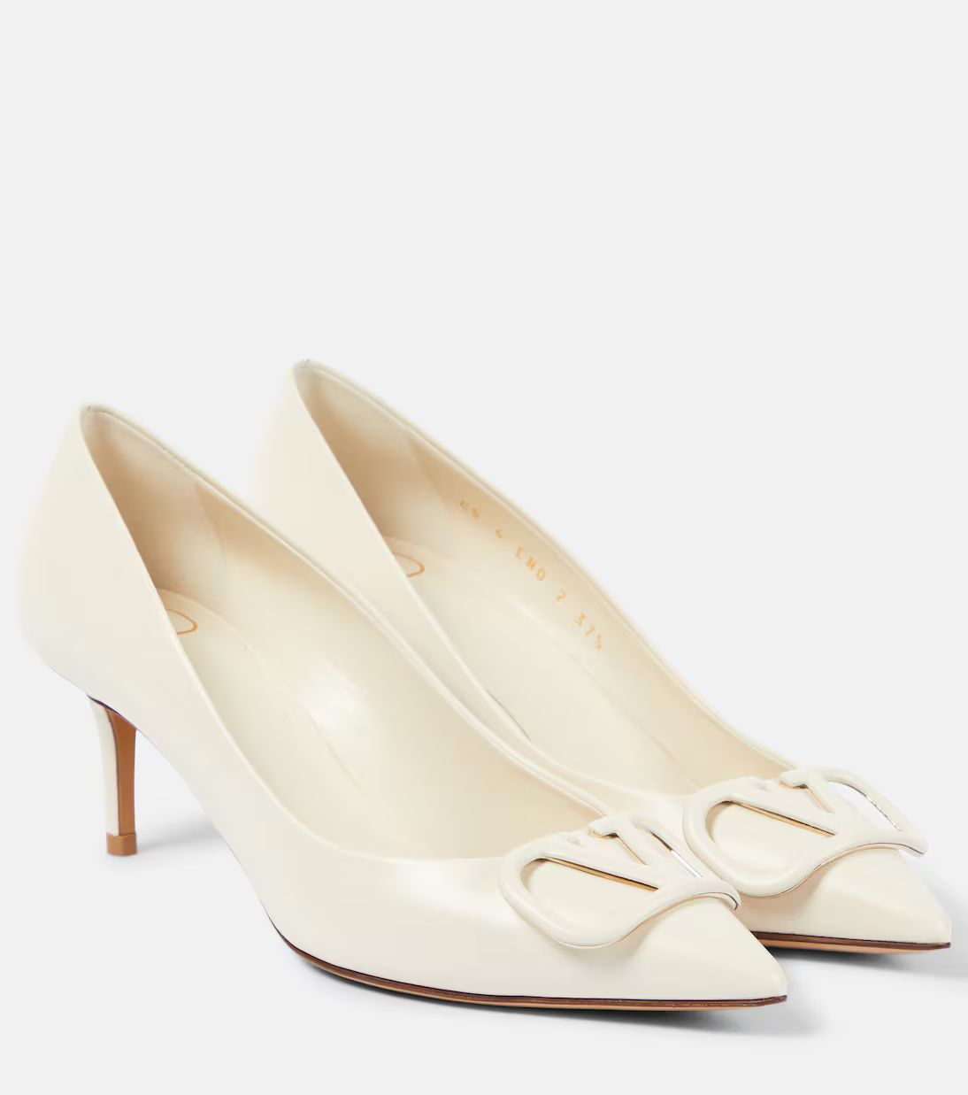 VLogo 60 leather pumps | Mytheresa (US/CA)