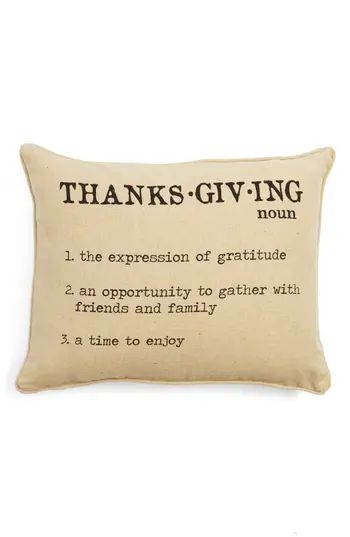 Levtex Thanksgiving Definition Accent Pillow | Nordstrom