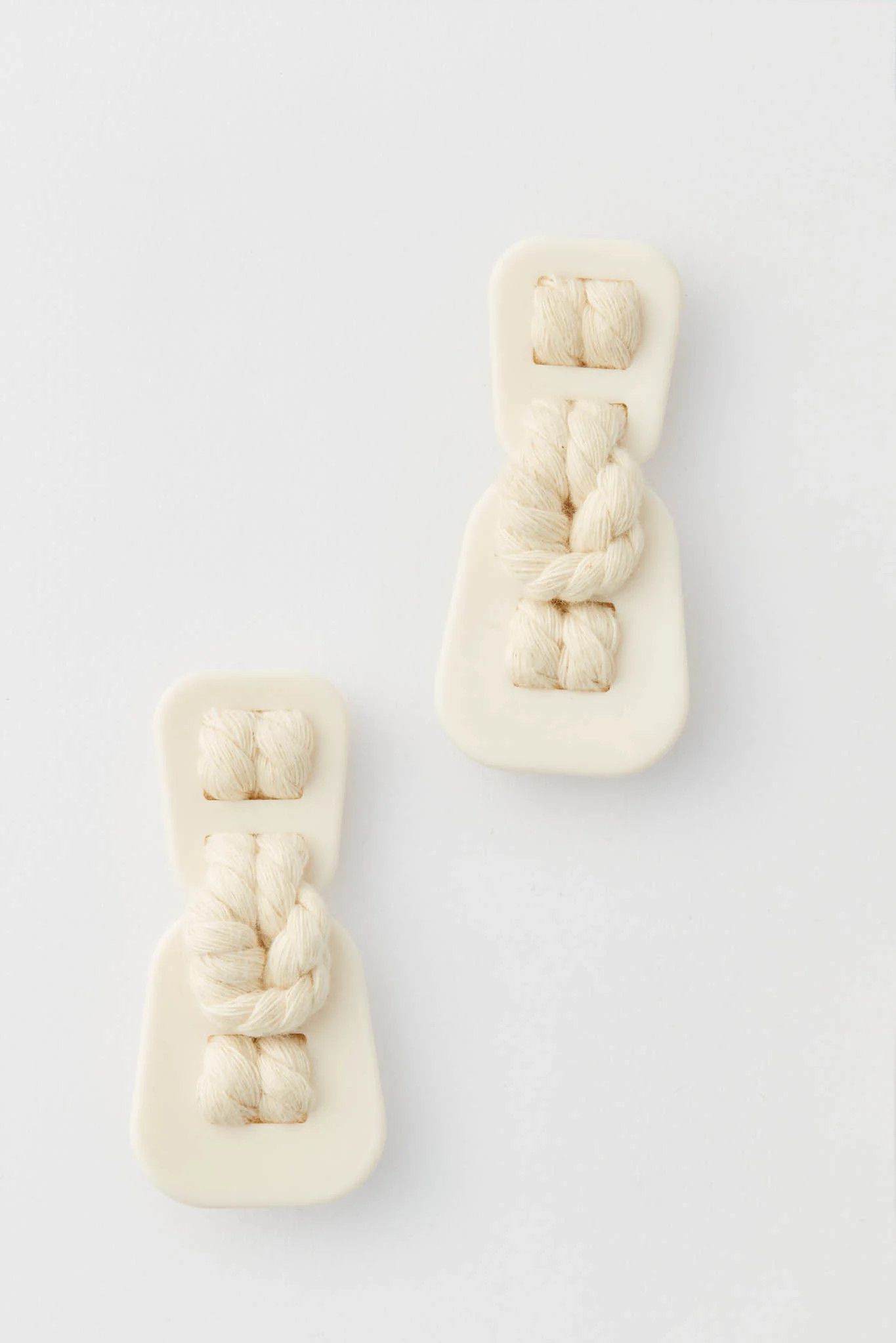 Cream Rope Hudson Earrings | Tuckernuck (US)