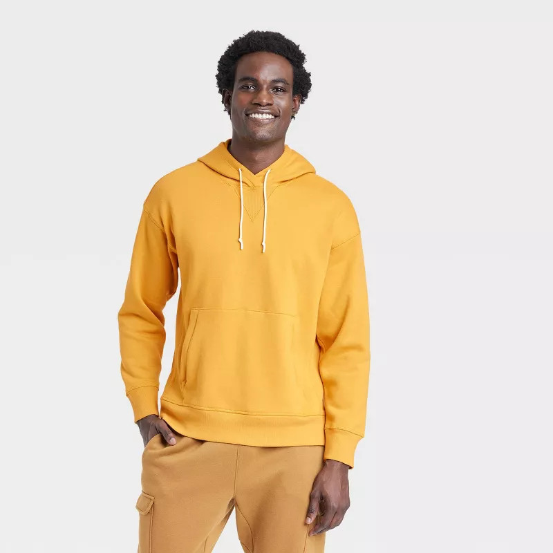 Men's Cotton Fleece Hooded Sweatshirt - All in Motion™ | Target