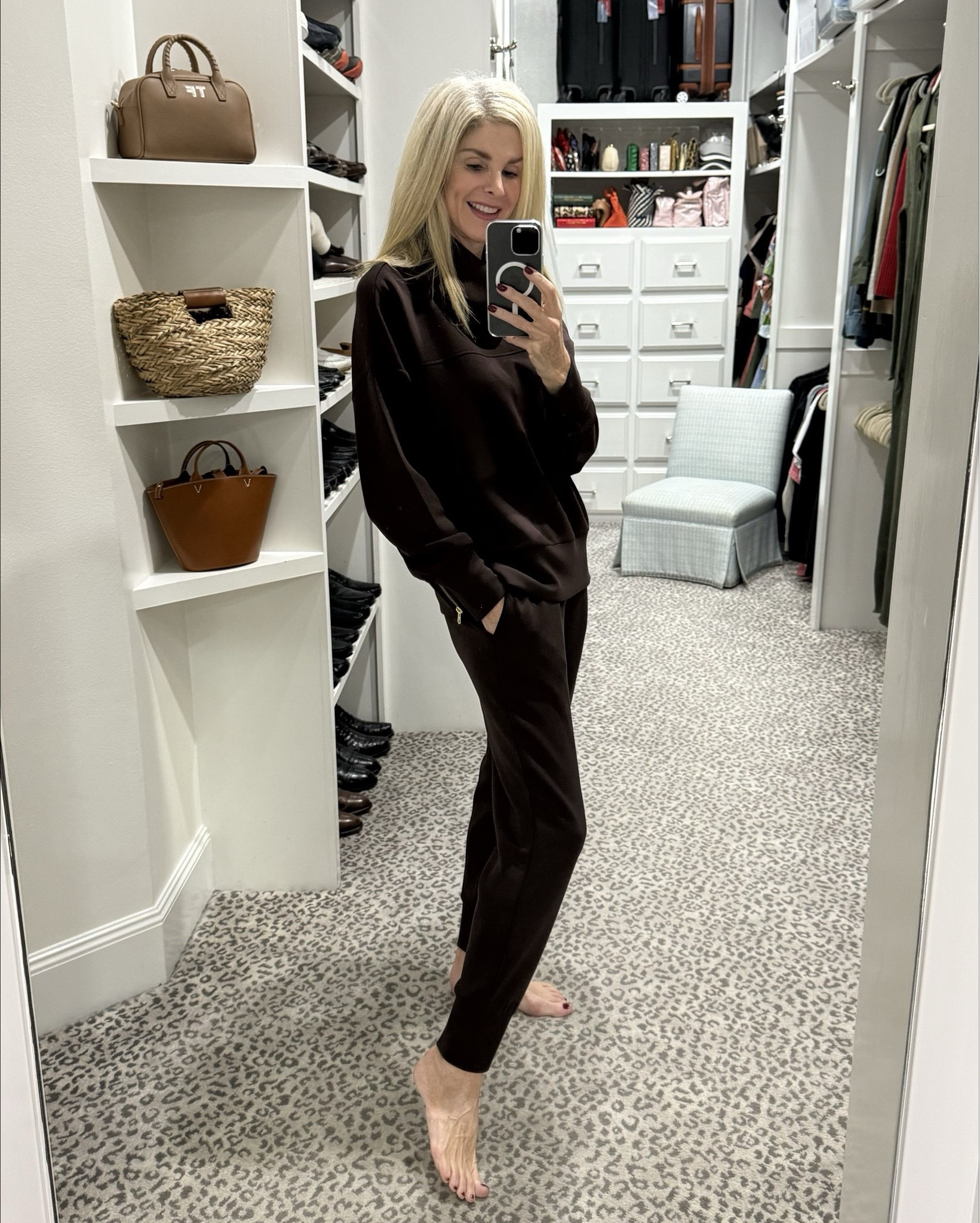 This brown loungewear set is so soft and I love the color! Size S  

#LTKActive #LTKSeasonal #LTKFitness