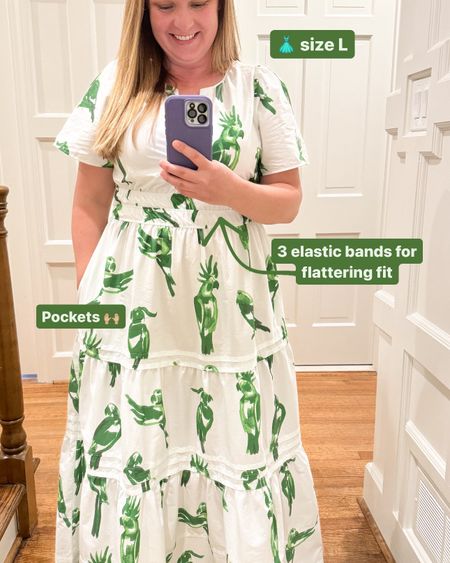 Another fun dress with pockets! Handful of cute patterns, this one is the parrot 🦜

#LTKtravel #LTKparties #LTKmidsize