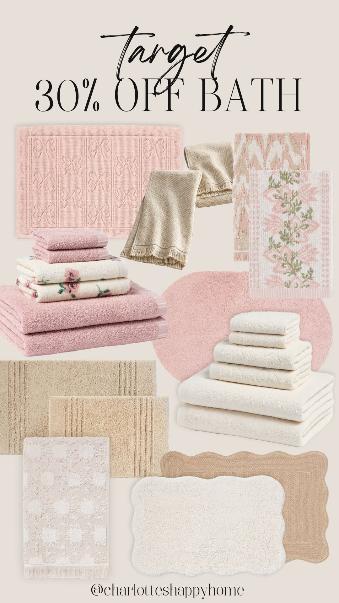 30% off Target bath!

#targetdeals

Target deals. Target home. Target bathroom decor. Target bath towels.

#LTKSeasonal #LTKHome #LTKSaleAlert