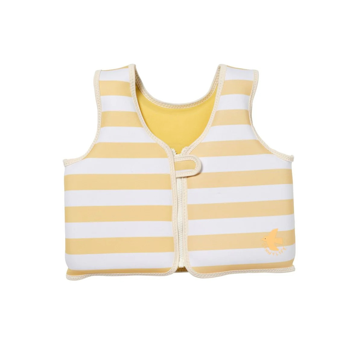 Kids Swim Vest 3-6 - Sammy the Seagull Yellow Stripe | SUNNYLIFE US