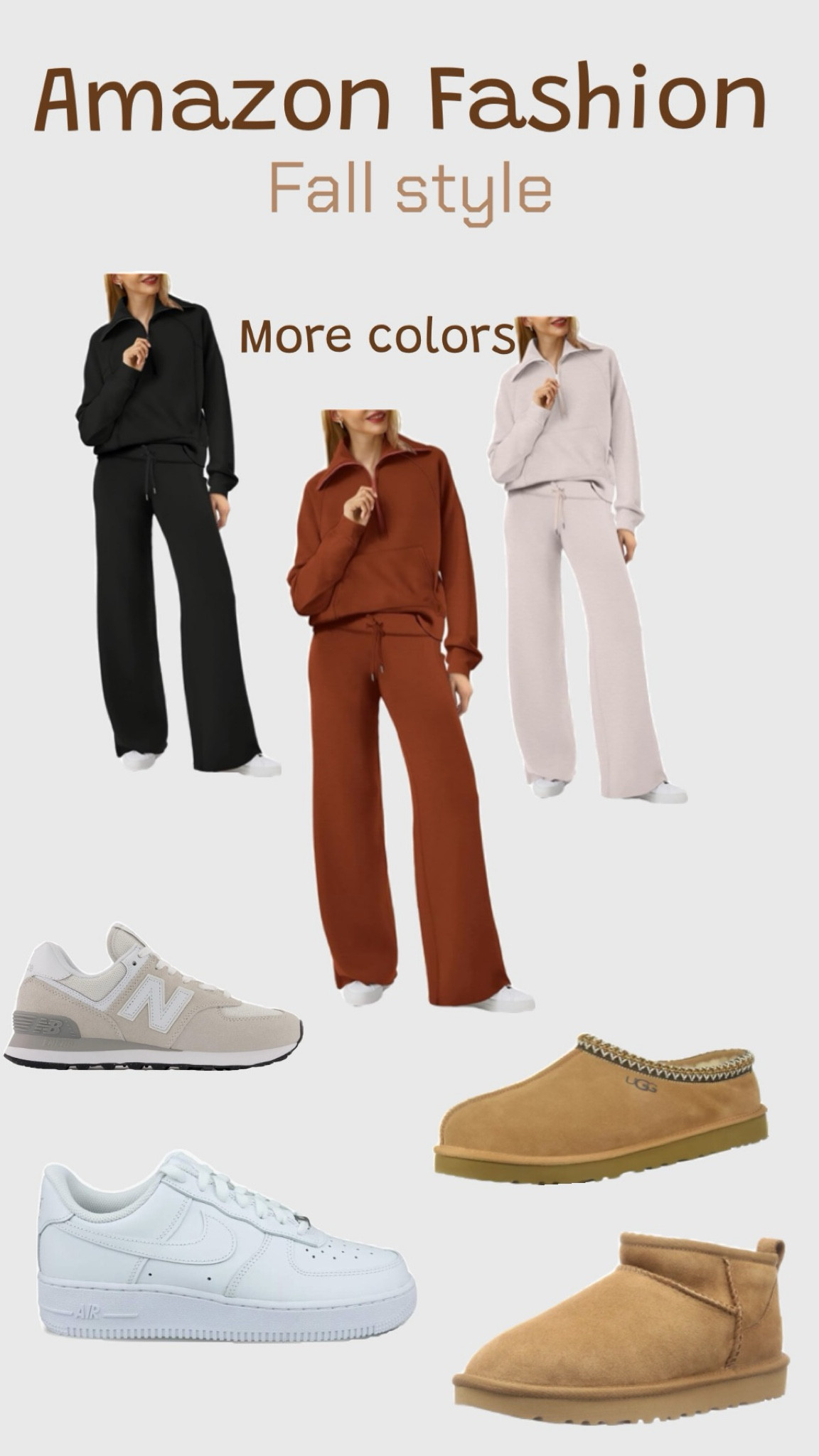 Conjuntos de descanso para mujer 2024 sudadera con media cremallera y pantalón deportivo de pierna ancha de 2 piezas

#LTKU #LTKTravel #LTKStyleTip