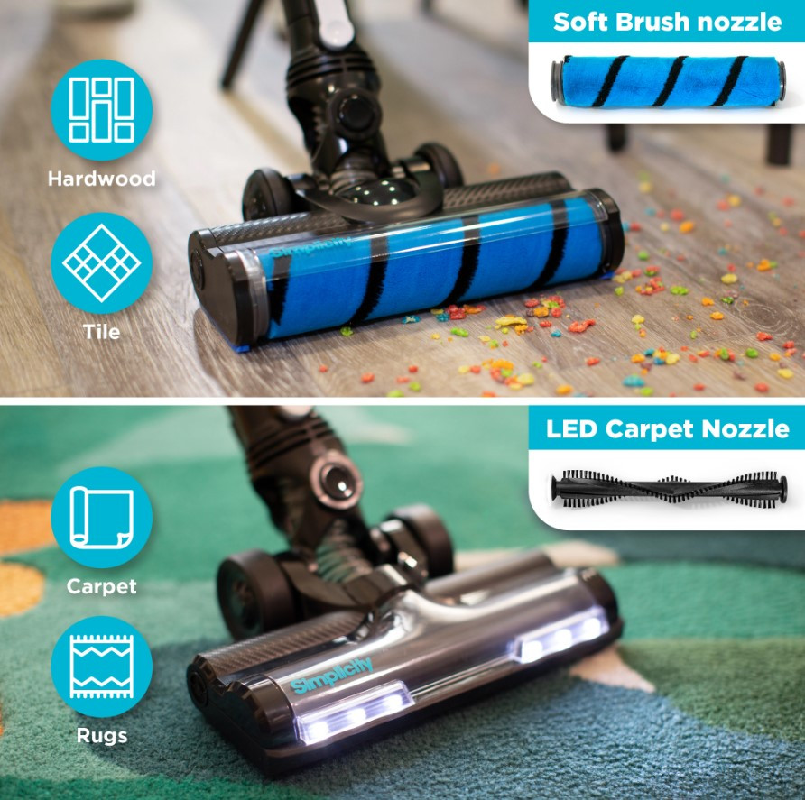 S65 Premium Cordless Stick Vacuum | Simplicity Vacuums