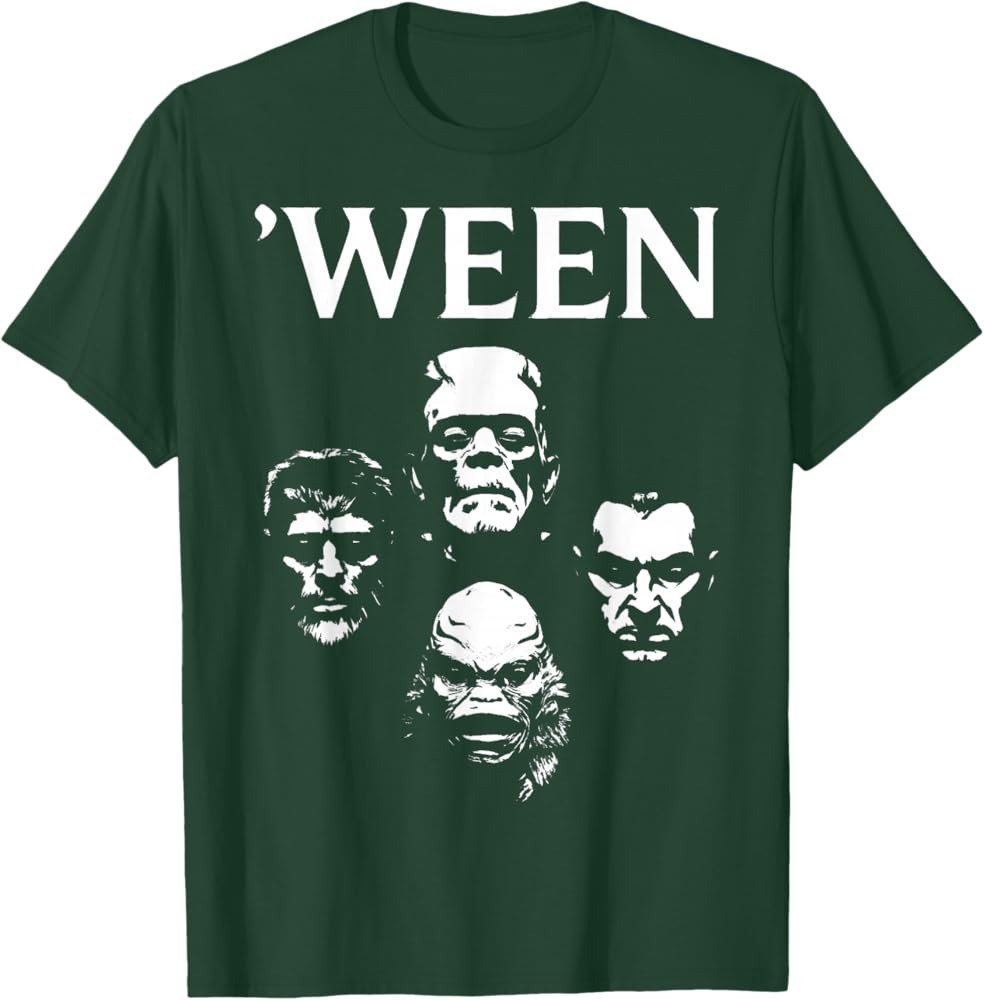 Horror Movie Halloween Classic Monster Costume Party Tee T-Shirt | Amazon (US)