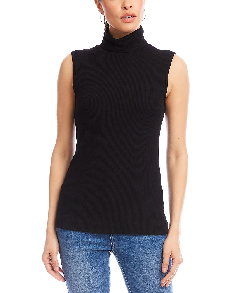 Karen Kane Ribbed Turtleneck Tank | Bloomingdale's (US)