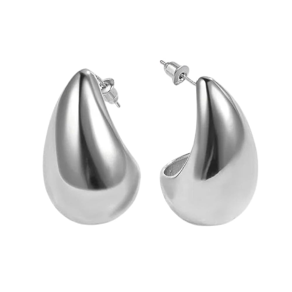 New 2026 925 Sterling Silver Earrings Women Trendy Waterdrop Gold Sim Earring Jewelry Prevent Par... | Amazon (US)