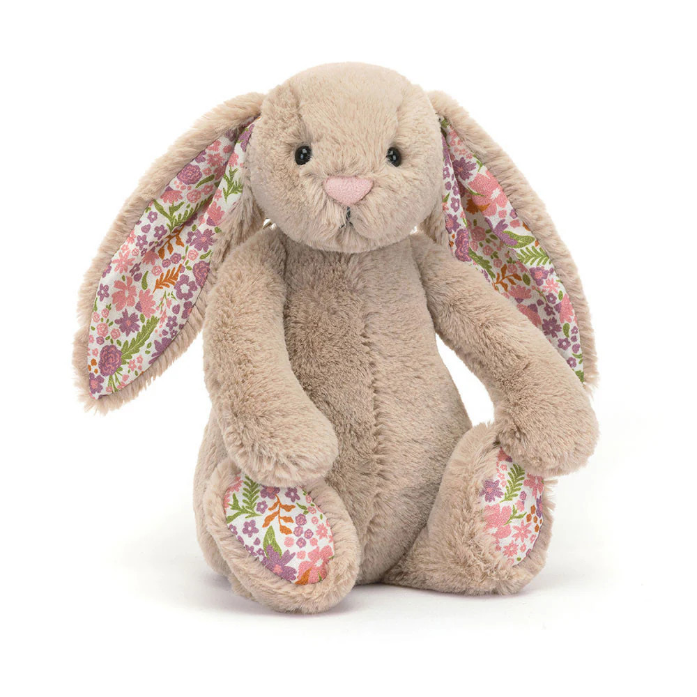 SMALL BLOSSOM BEIGE BUNNY 'PETAL' | Simply Carolina
