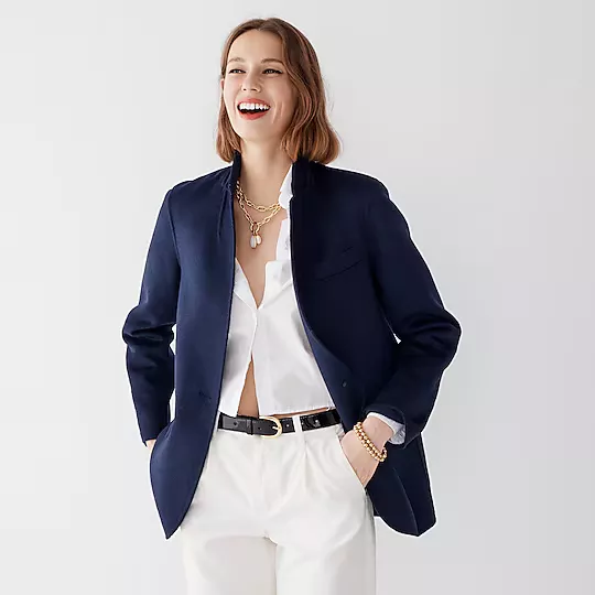 Parke blazer in bi-stretch cotton curated on LTK