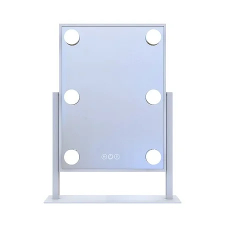 IMPRESSIONS Hollywood Tri Tone Makeup Mirror with 6 LED Bulbs, Vanity Dressing Mirror with 360 Degre | Walmart (US)