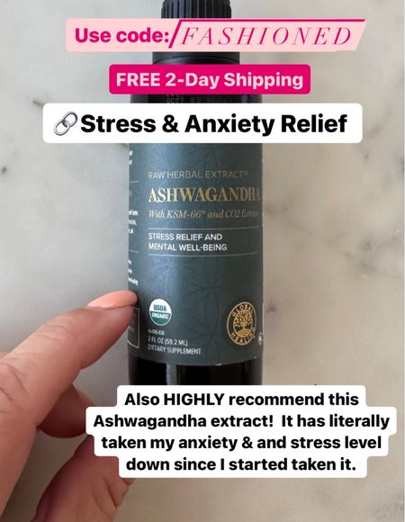 I take 1/2 a dropper each day. Ever since I started, I’ve noticed my mood being much better and my anxiety levels have been down. 
Literally keeping this in my routine!! 

#LTKbeauty #LTKFind #LTKunder50