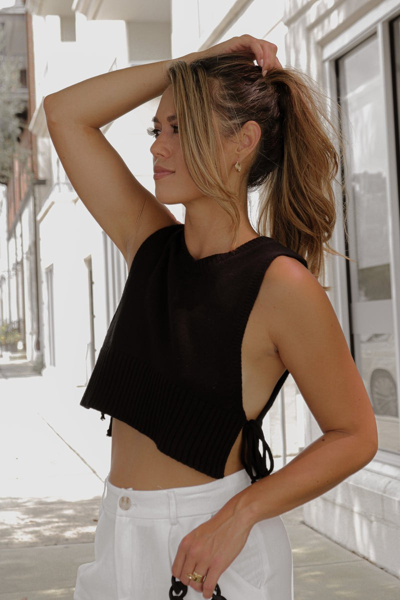Ira Top in Black | lauren nicole
