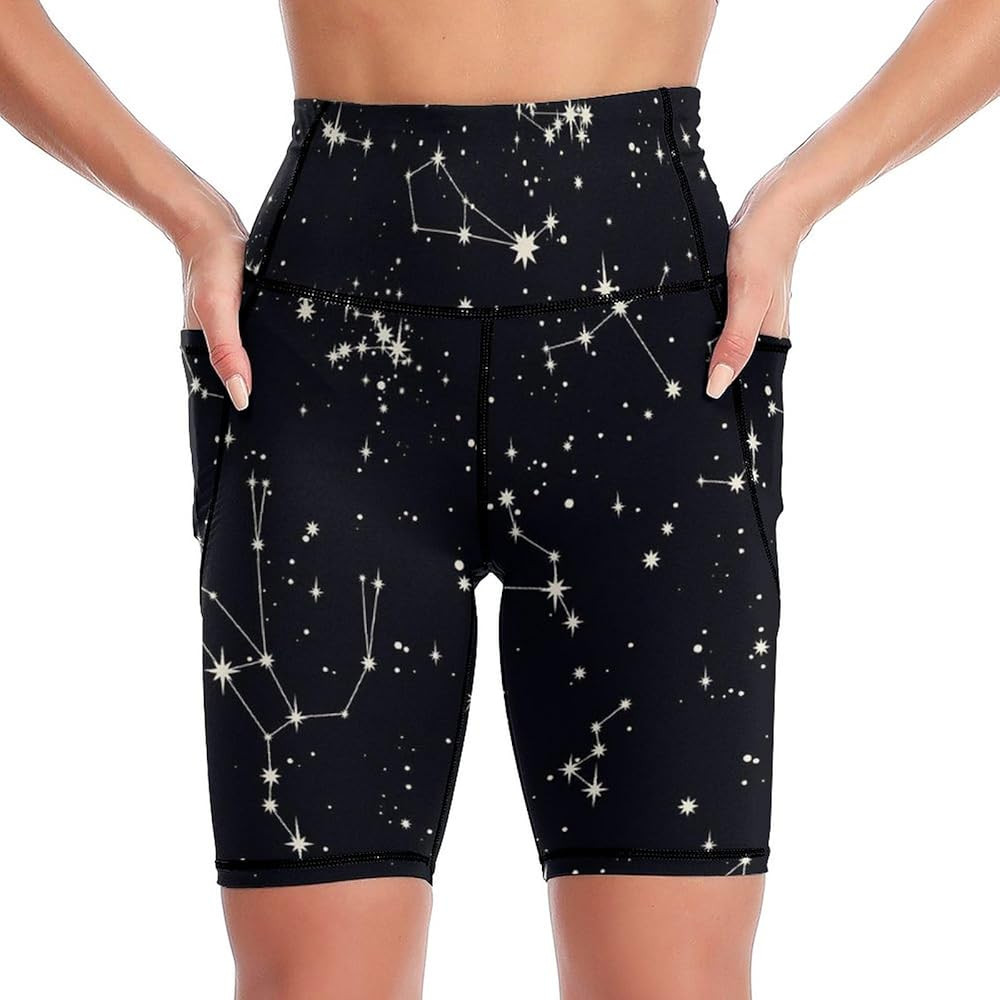 High Waist Yoga Pants with Pockets for Women - Workout Running Leggings | Amazon (US)