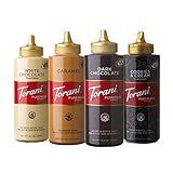 Torani Puremade Sauce Variety Pack 16.5 Ounce Bottles (Dark Chocolate, Caramel, White Chocolate, Coo | Amazon (US)