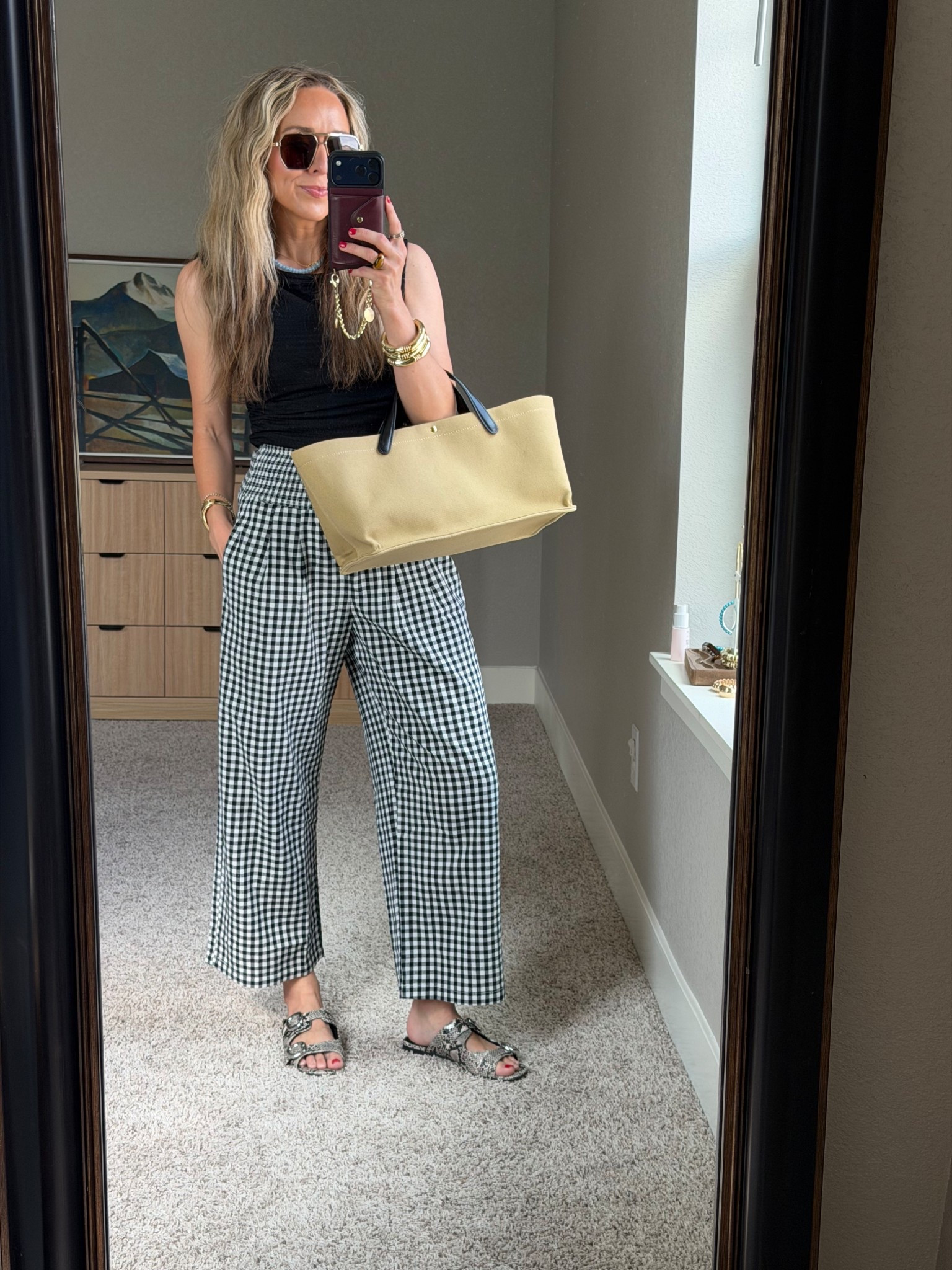 A summer staple! 

I am a size small top and 2 or 26 bottoms! 

#LTKMothersDay #LTKootd #LTKgrwm