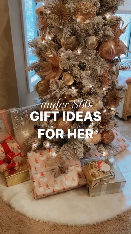 Holiday gift ideas for her under $60! These gifts would be great gifts for any woman in your life 

#LTKGiftGuide #LTKHoliday #LTKsalealert