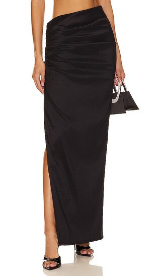 Lovers and Friends Ricky Maxi Skirt in Black. - size XS | Revolve Clothing (Global)