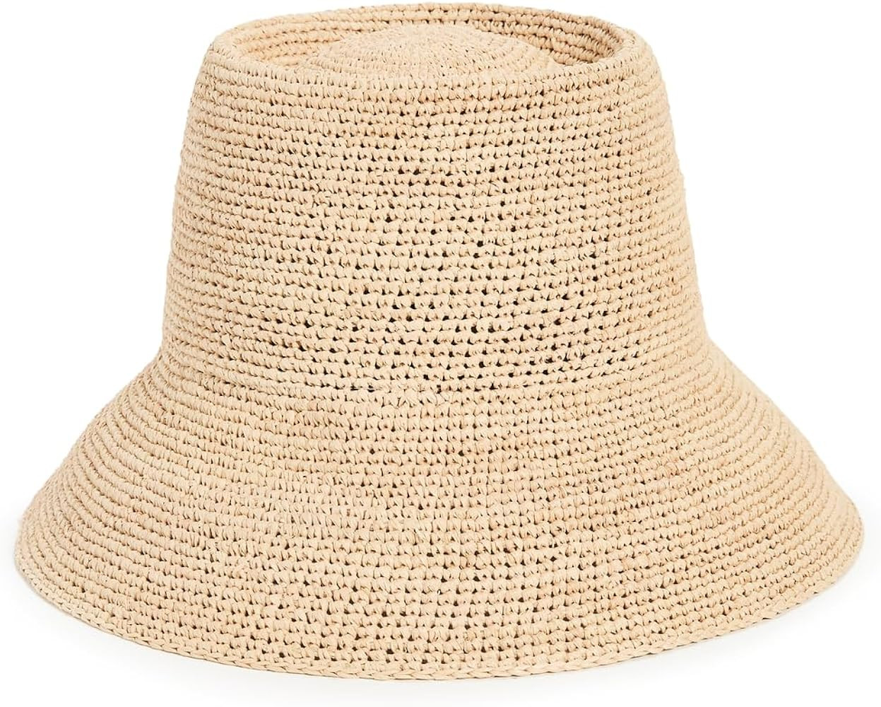 Janessa Leone Women's Felix Bucket Hat, Natural, White, L | Amazon (US)
