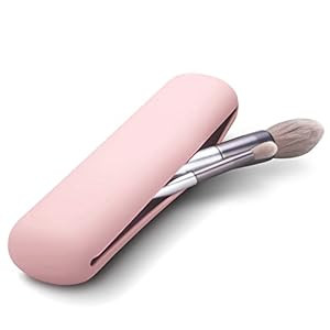 FERYES Travel Makeup Brush Holder, Magnetic Anti-fall Out Silicon Portable Cosmetic Face Brushes ... | Amazon (US)