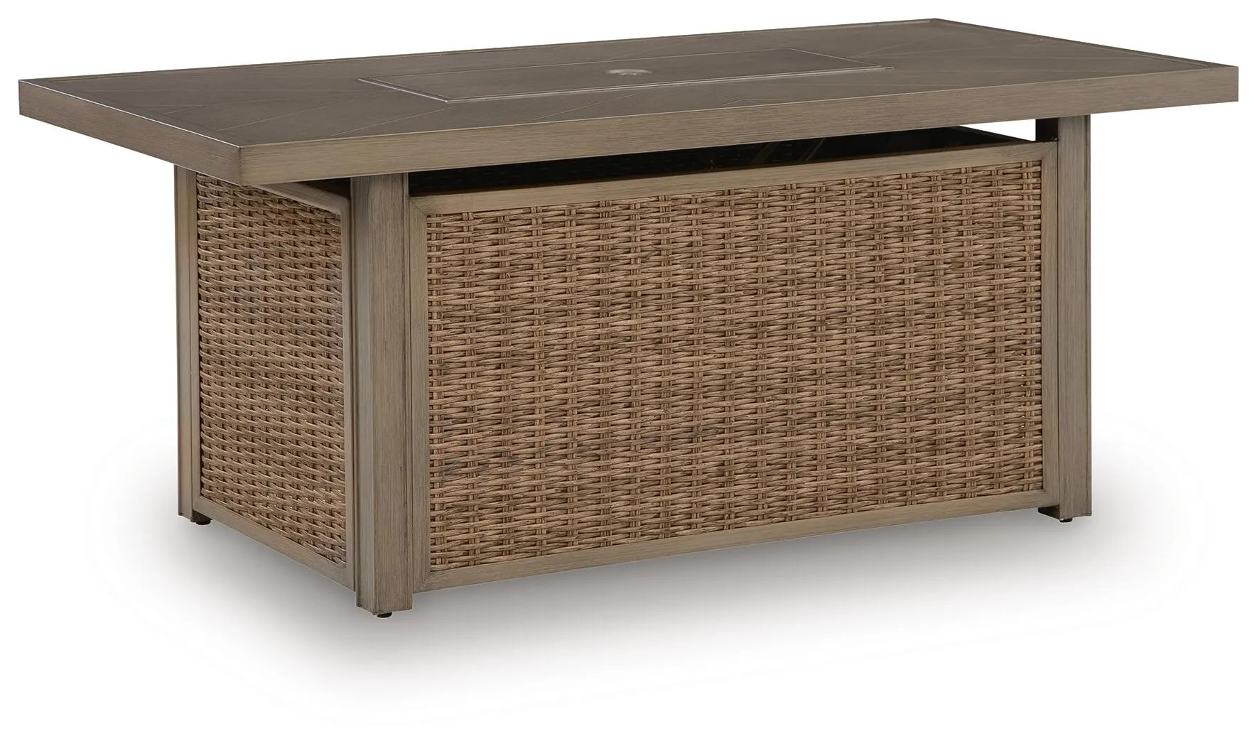 Revare Beach Outdoor Fire Pit Table | Ashley
