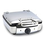 All-Clad 2100046968 99010GT Stainless Steel Belgian Waffle Maker with 7 Browning Settings, 4-Squa... | Amazon (US)